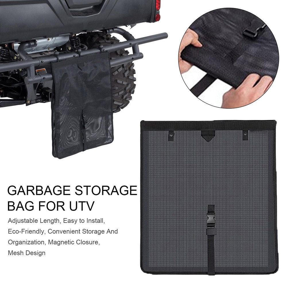 Mesh Trash Bag & Adjustable Length Universal Eco-Friendly Garbage Storage Bag