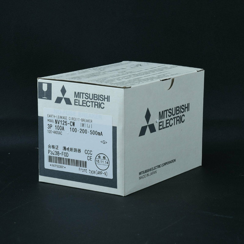 1PC NEW MITSUBISHI in box NV125-CW 3P 125A leakage protection circuit breaker