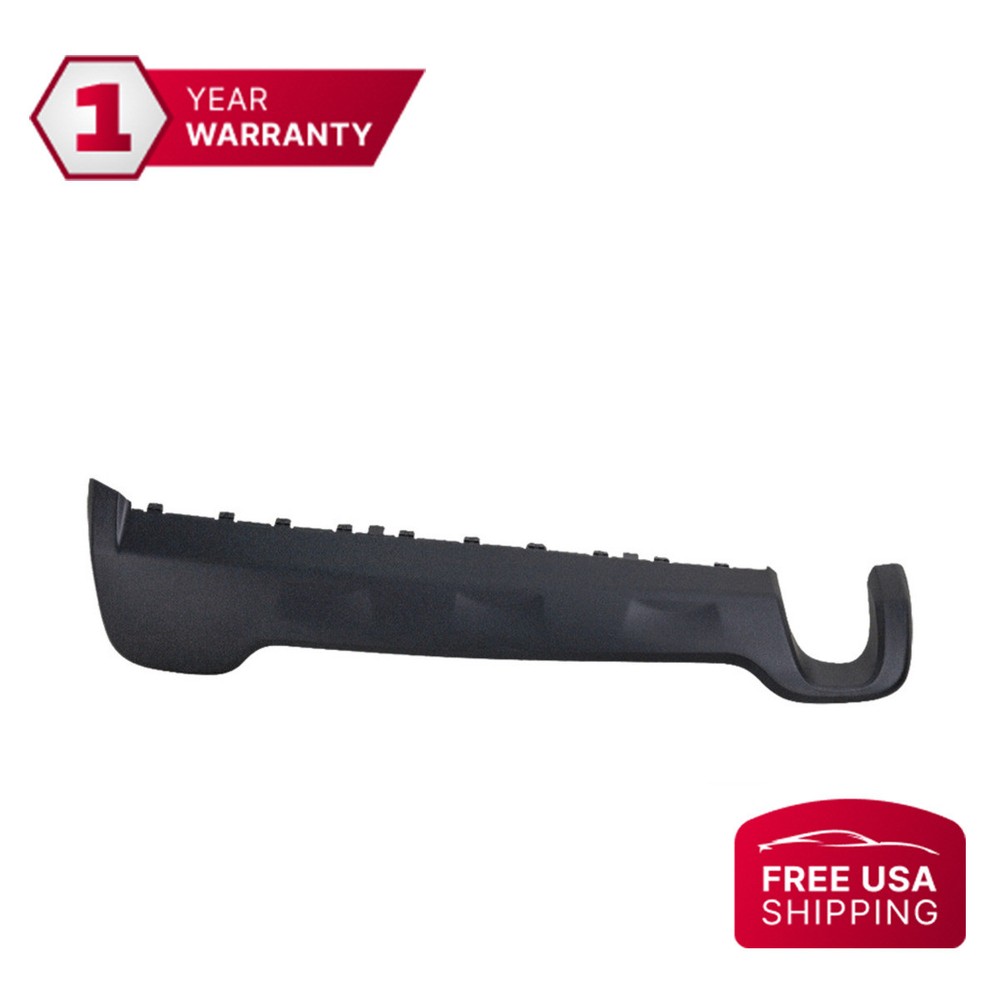 Bumper Trim Textured Black Rear Center For 2014-2018 Jeep Cherokee