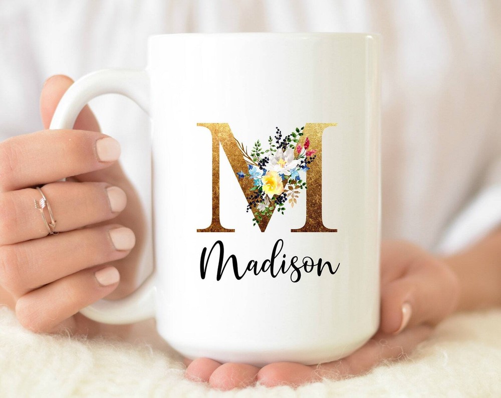 Personalized Initial And Name Mug Personalized Mug Gift For Women Birthday Gift