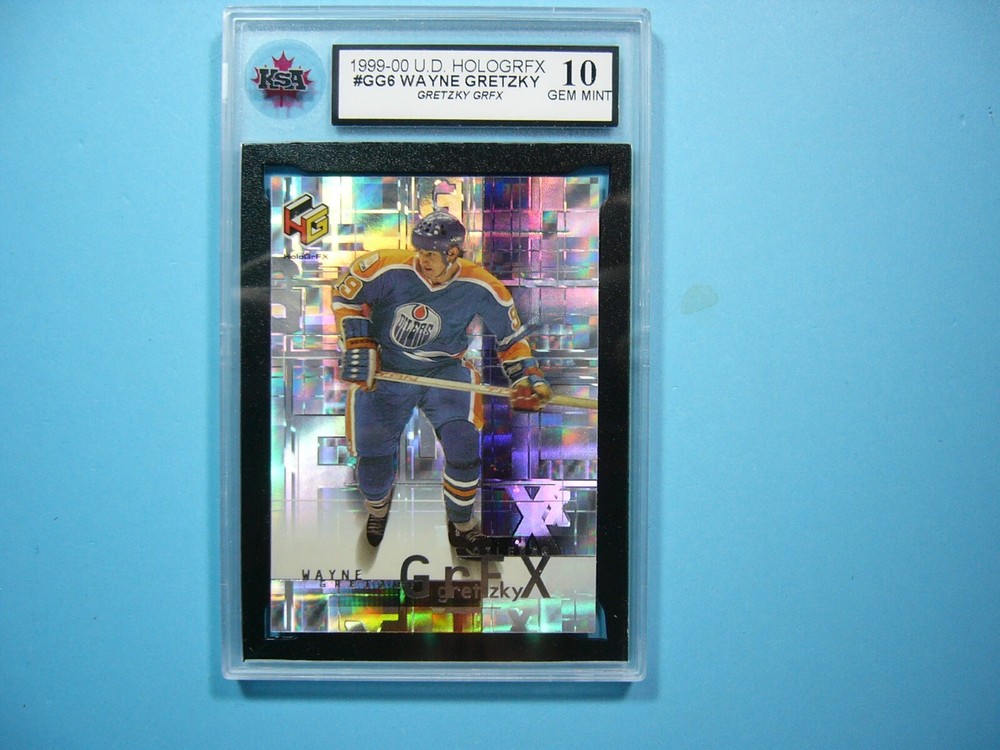 1999/00 UPPER DECK UD HOLOGRFX NHL HOCKEY CARD #GG6 WAYNE GRETZKY KSA 10 GEM MT