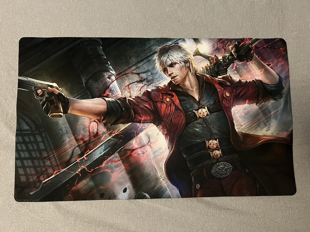 Devil May Cry Dante Custom MTG TCG CCG Custom Rubber Playmat DMC