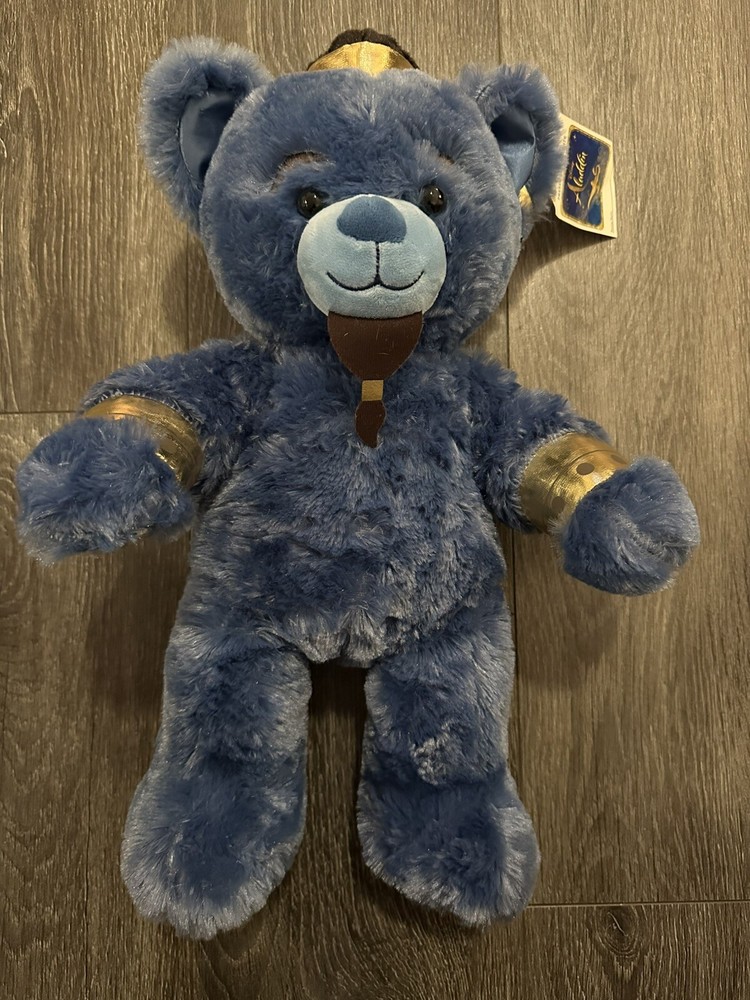 Build A Bear Genie Disney Aladdin Blue Plush BABW 16” Stuffed Toy
