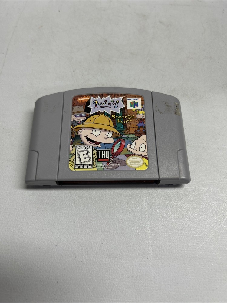 Rugrats Scavenger Hunt - Nintendo N64 Game Authentic