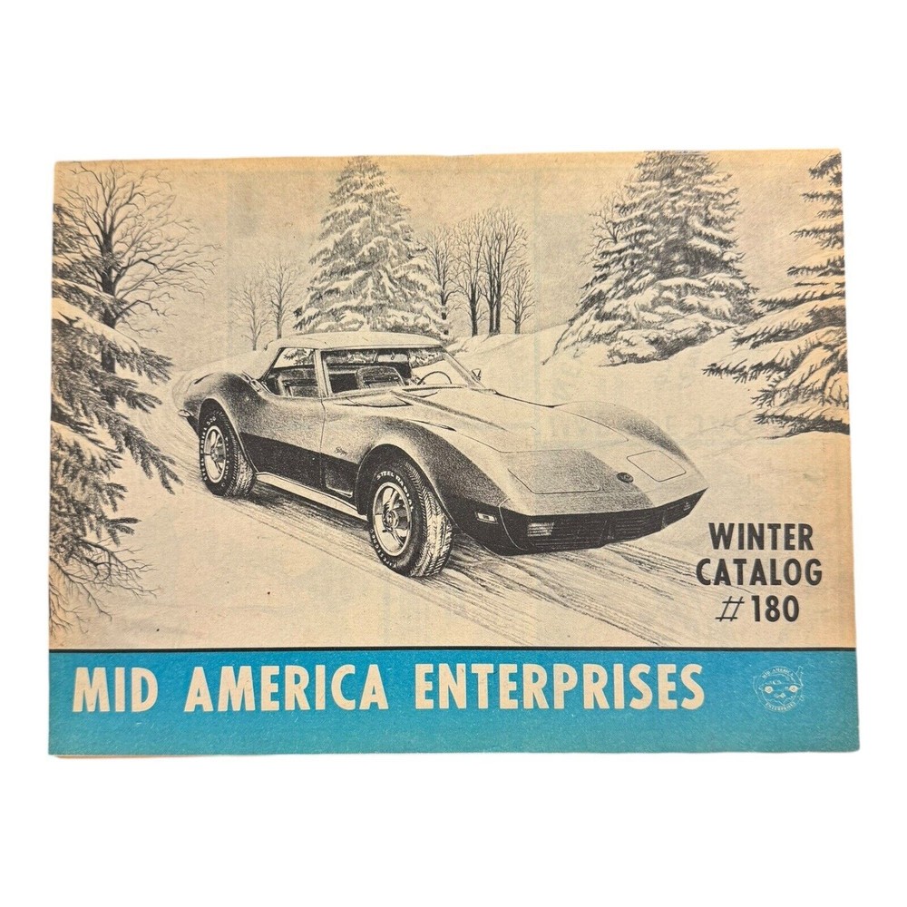 Corvette Mid America Enterprises Winter Catalog #180 Chevy Corvette Accessories