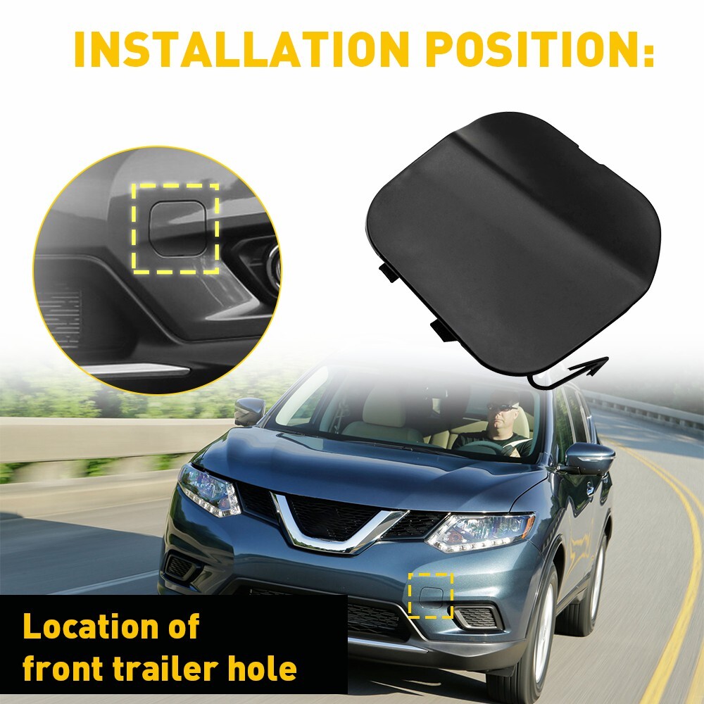 Nissan Rogue 2014-2016 Front Bumper Tow Hook Cover Replacement Accessory  