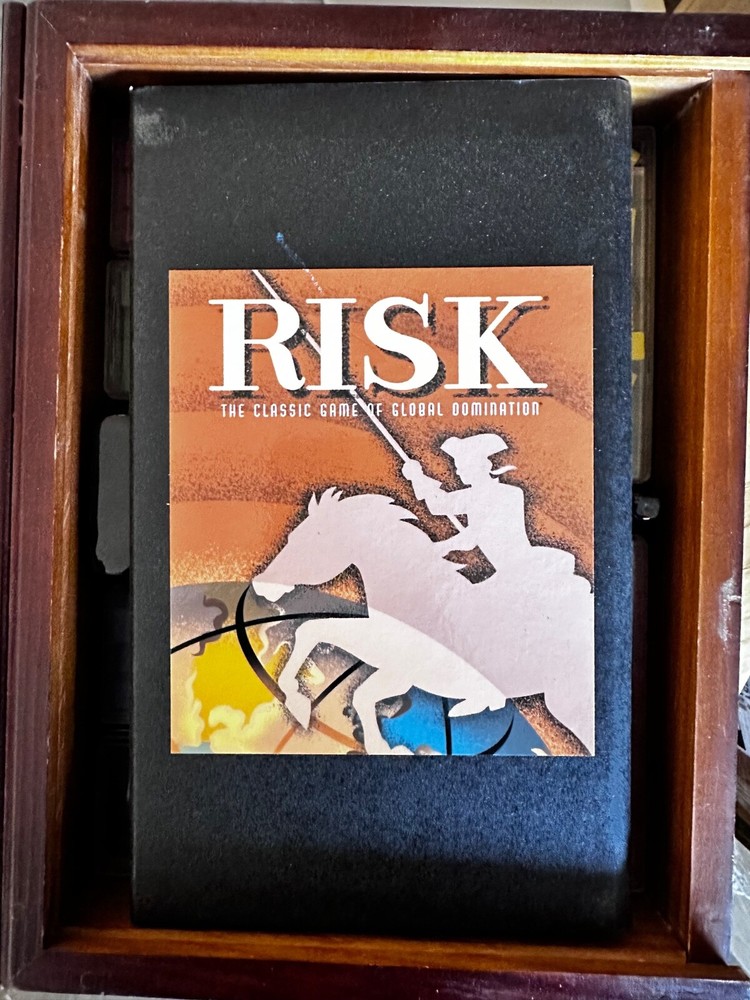 Risk  Board Game Wooden Box Collection 2005 Hasbro Strategy
