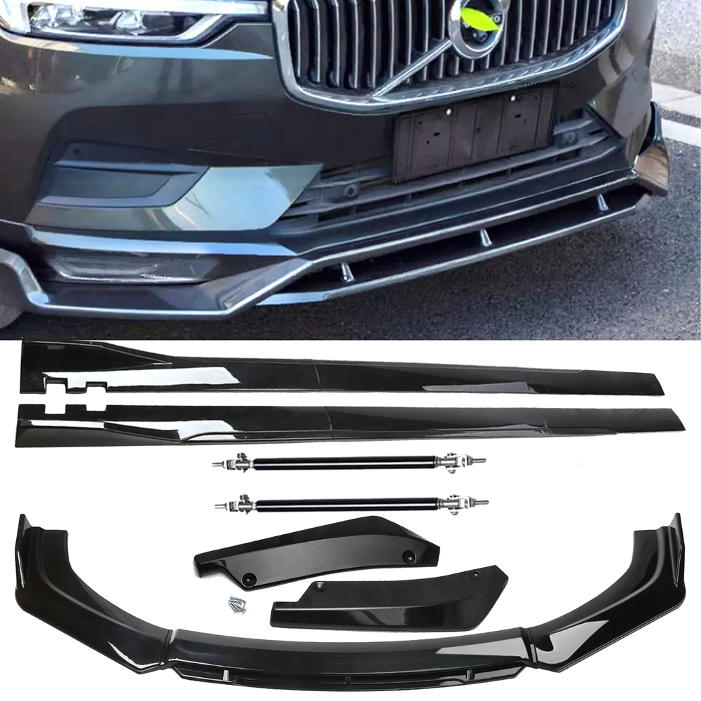 Volvo S60 S80 S90 Front Lip Spoiler Side Skirt Rear Diffuser Kit