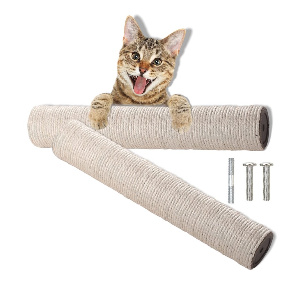 Cat Scratching Post Replacement Poles 2 Pack with M8 Screws