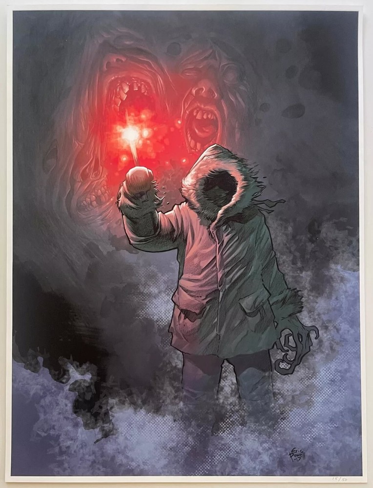 John Carpenter's The Thing by Eric Powell 15/50 Screen Print Movie Art Poster