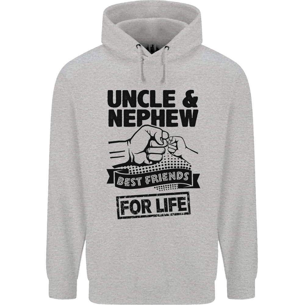 Uncle & Nephew Best Friends Uncles Day Mens 80% Cotton Hoodie