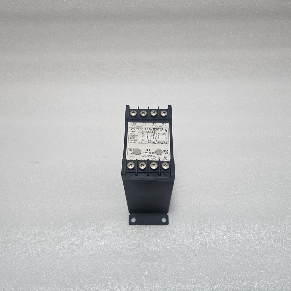 TOYO KEIKI VG-IT-SD VOLTAGE TRANSDUCER AC 0–150V DC 4–20MA CLASS 0.5