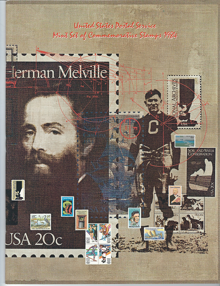 1984 Comemorative Mint Set...Album + Stamps in Mounts...26 Pages...FV $8.80