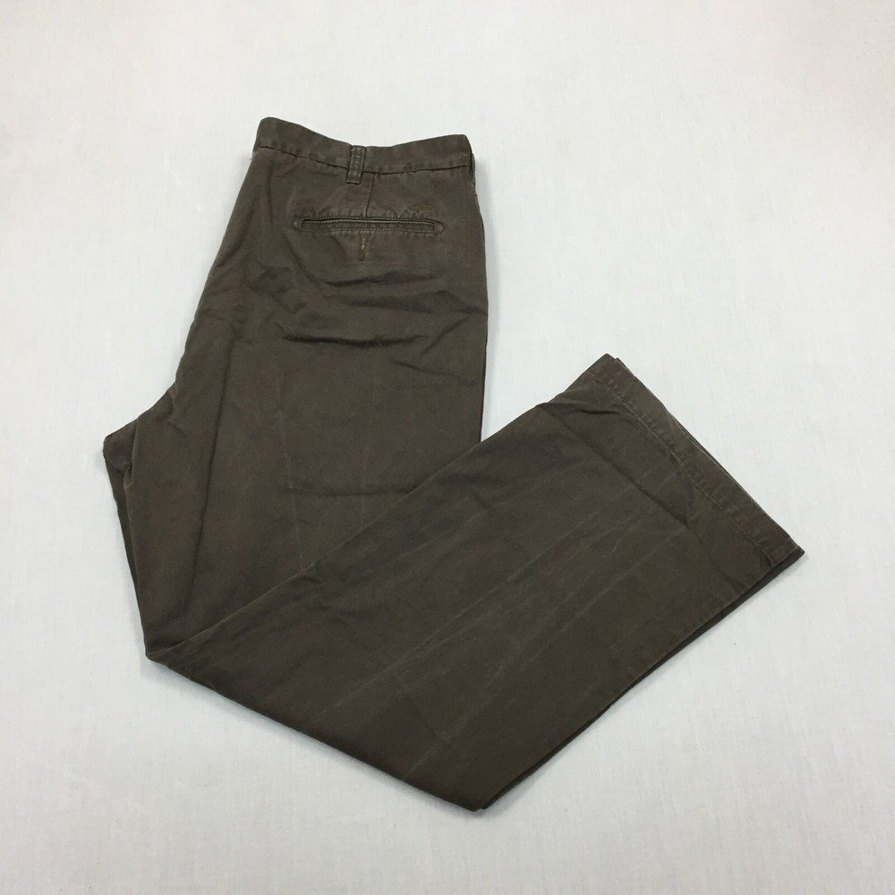 Dockers D3 Chino Trousers Cotton Pants Straight Fit Mens Size 40W 32L Brown