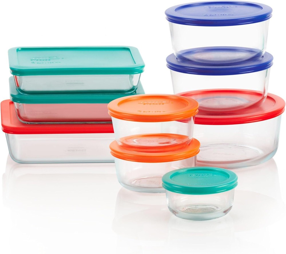Simplify Your Kitchen with Simply Store’s 9-Piece Mixed-Size Glass Food Storage Set