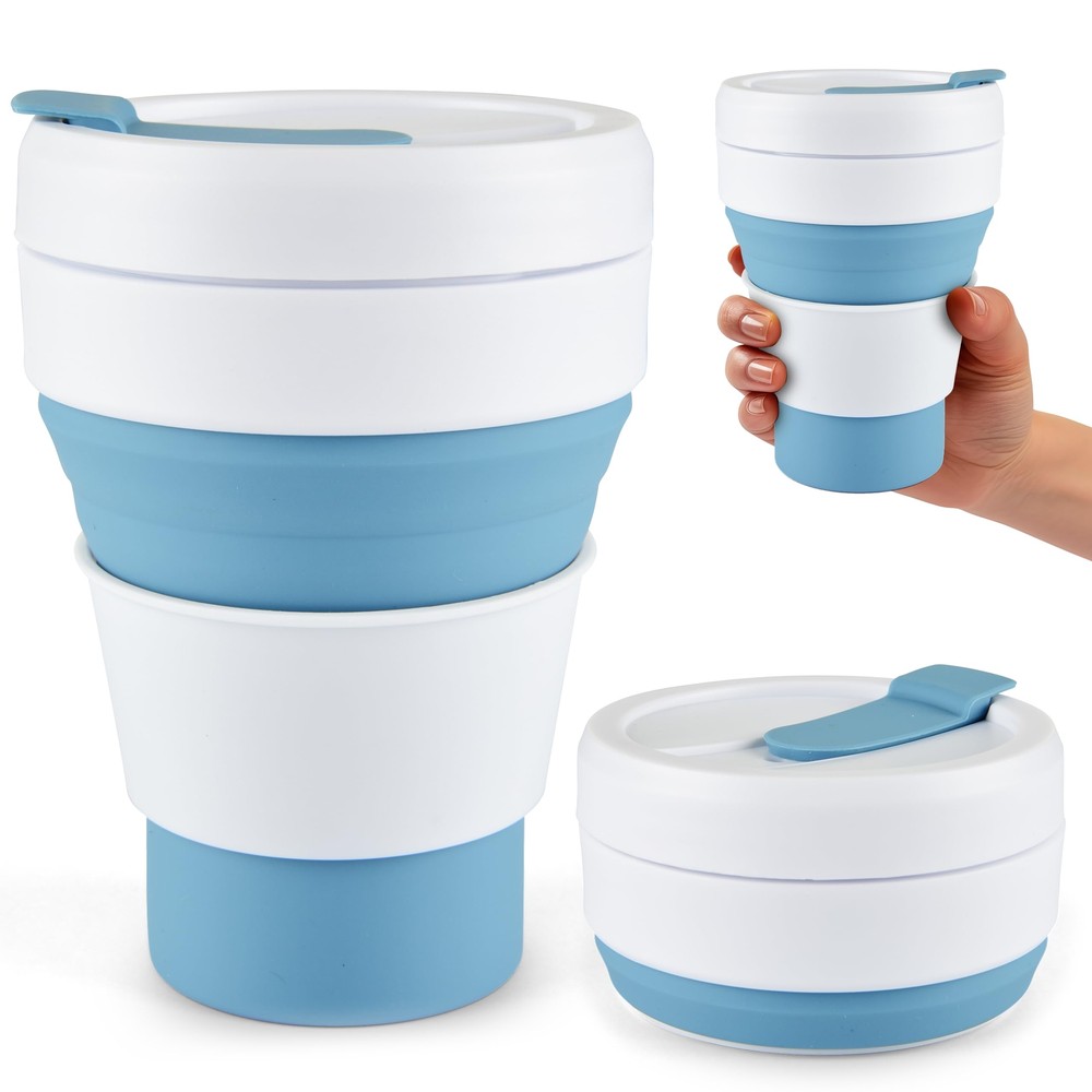 Collapsible Coffee Cup - Outdoor Collapsible Cups for Camping, Hiking, Travel...