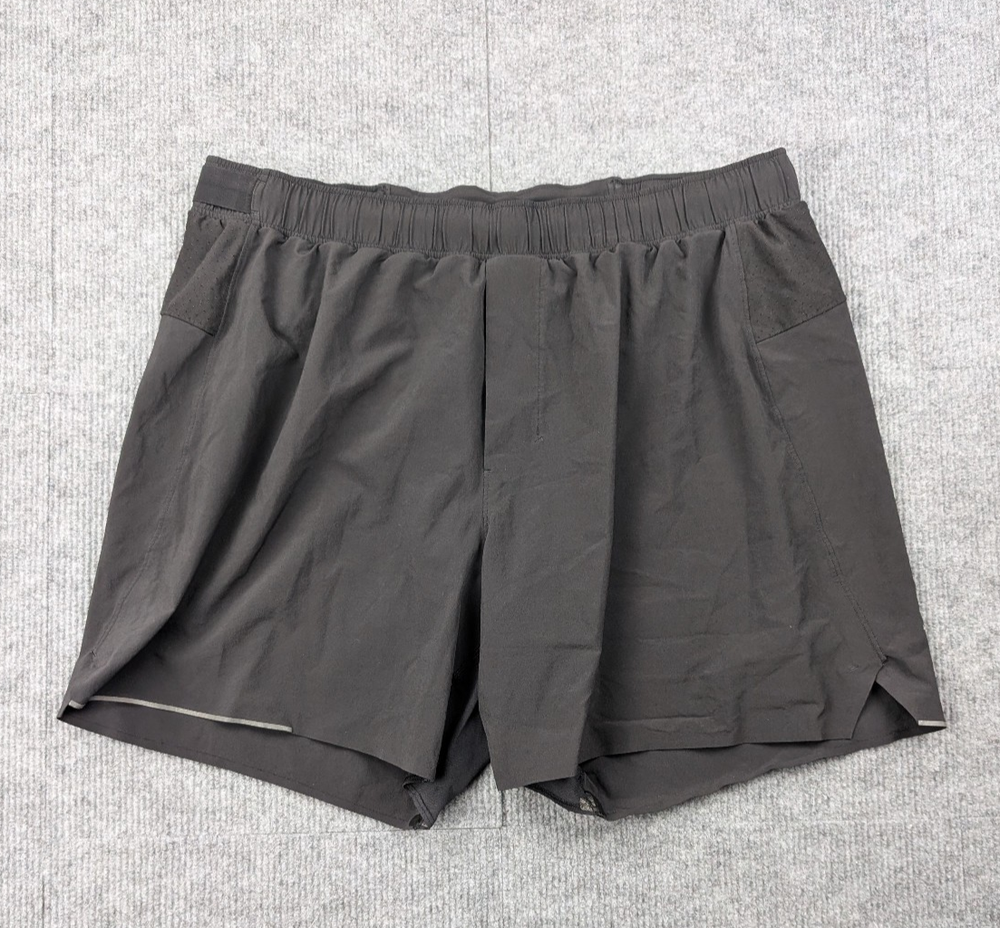 Lululemon Surge Shorts Mens XL Black Running Athletic 5