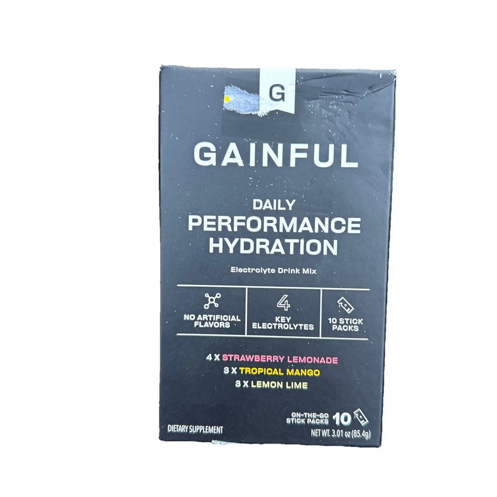 Gainful Hydration Packets Variety Pack Decaffeinated with Key Electrolytes