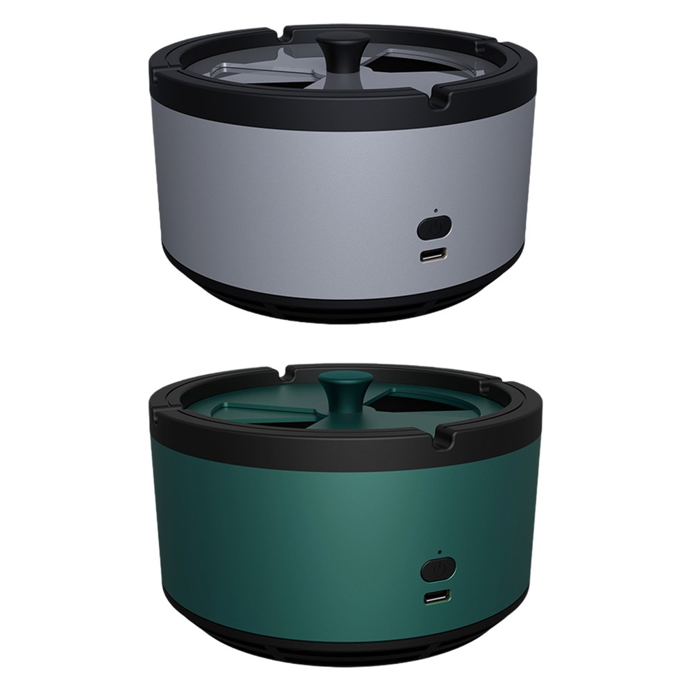 Electric Smokeless Ashtray - Automatic Lid, Energy-Saving Filtered Home & Car