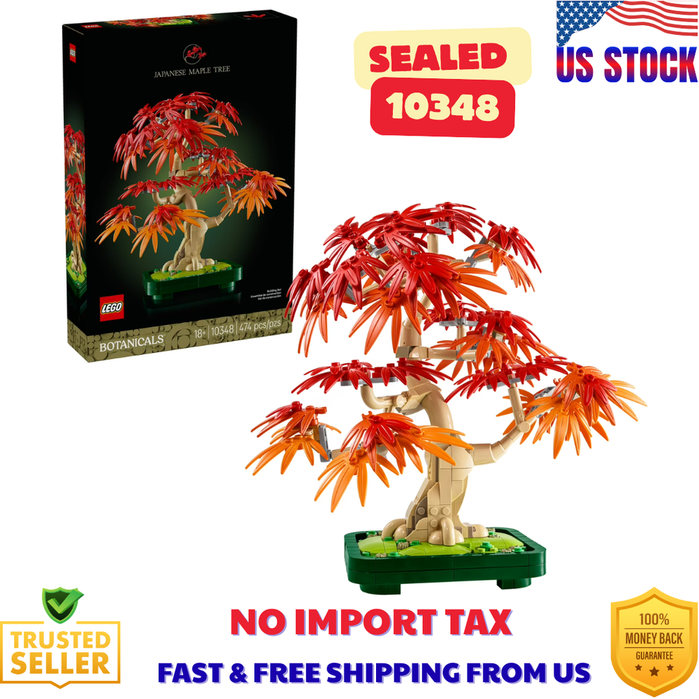 LEGO Botanicals Japanese Red Maple Bonsai Tree Building Kit for Adults 18+ - Uni