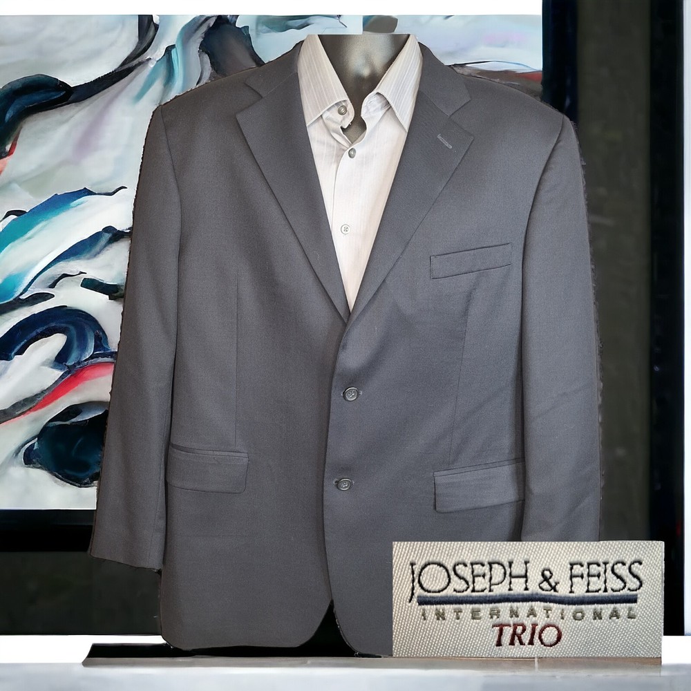 Joseph & Feiss Jacket Blazer Mens 44R Navy Wool