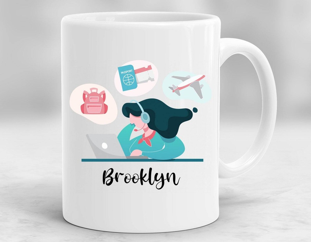 Personalized Travel Agent Mug Travel Agent Cup Travel Agent Gift Travel Agent