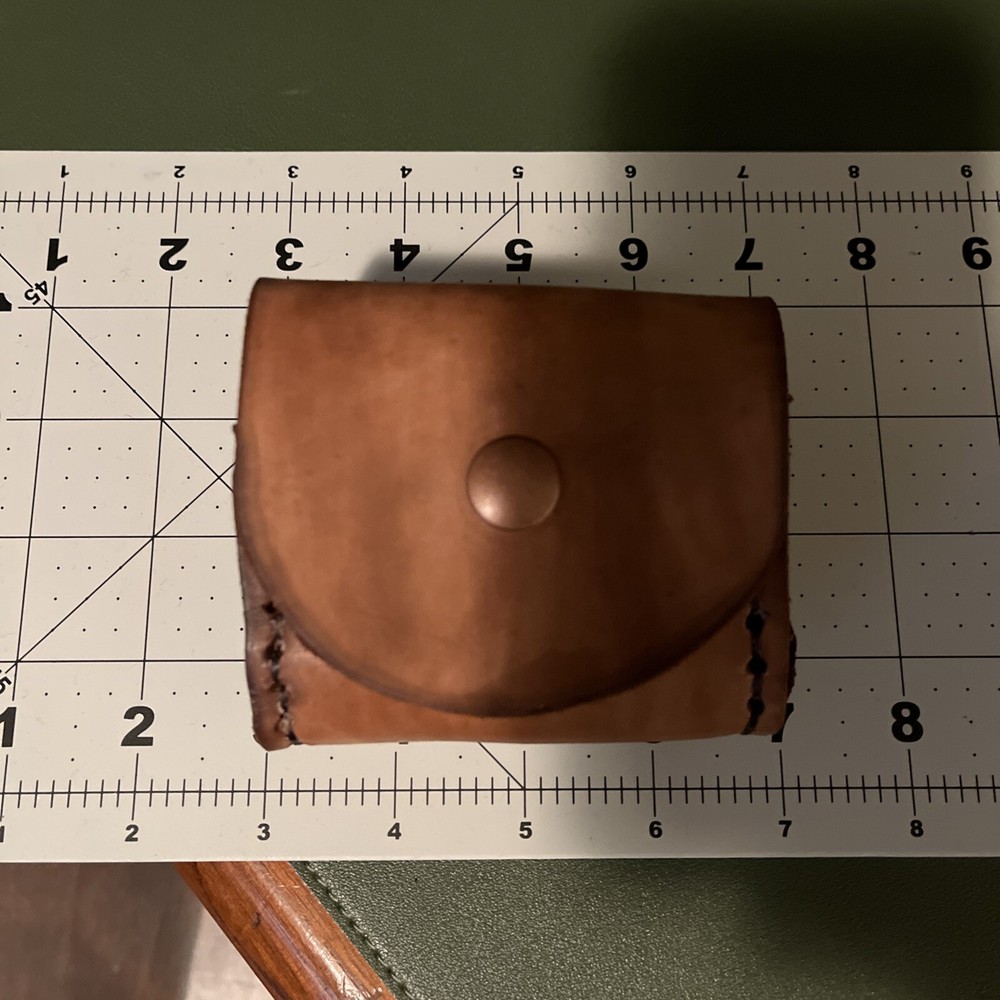 Handmade Leather Speed loader/Cylinder/moon clip Pouch Belt Attach