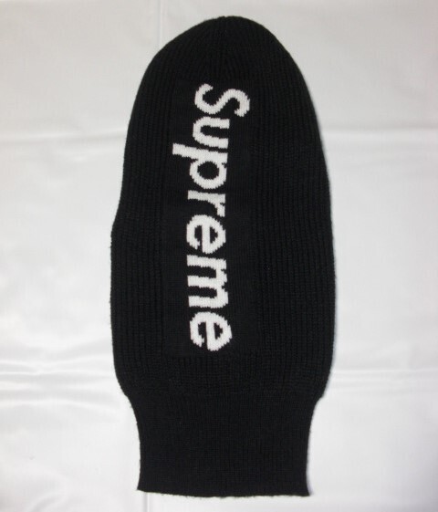 Supreme Supreme New Era Balaclava Logo Knit Hat USED