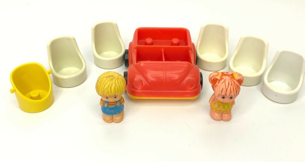 1975 General Mills Kenner Tree Tots Kids Chairs & Car Parts for Boys & Girls