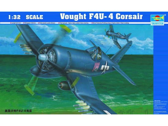 Trumpeter 2222 Vought F4U-4 Corsair 1/32 Scale Plastic Model Kit