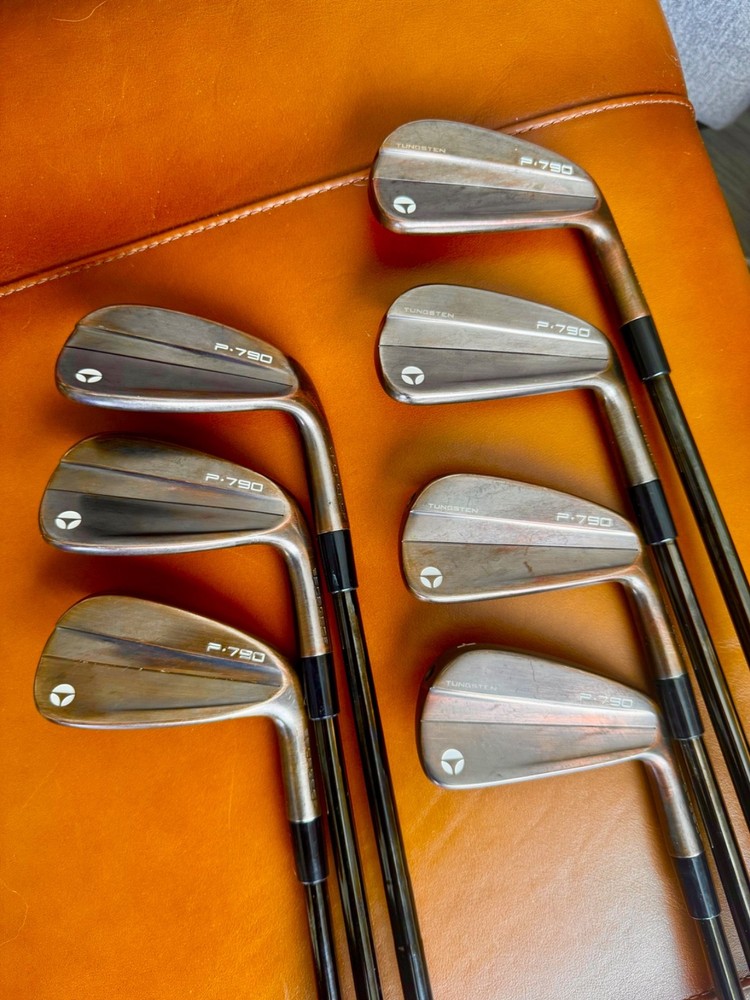 TaylorMade 2024 P790 Copper 4-PW KBS Stiff + 0.5 in. - Excellent Cond.