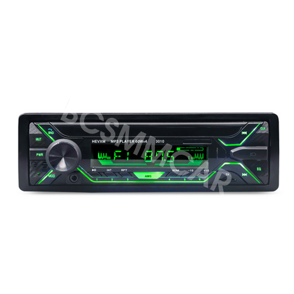 Single Din Bluetooth Car Stereo with Hands-Free Calling, USB Charger & AUX Input  