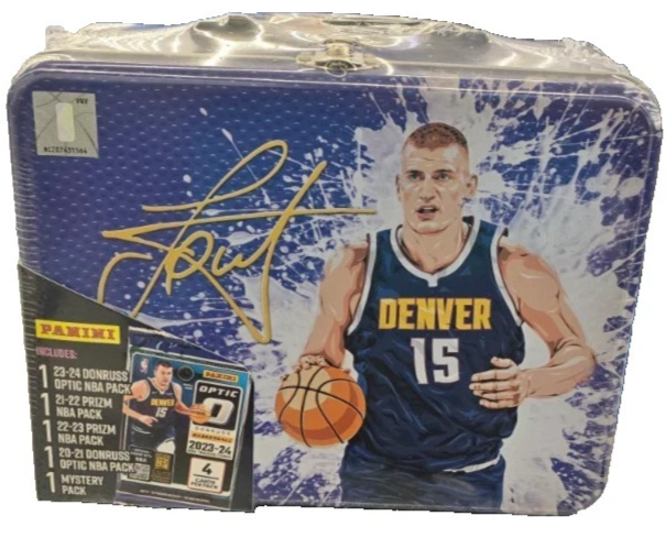 Nikola Jokic Panini Collectors Lunch Box Tin Blue RARE 🔥