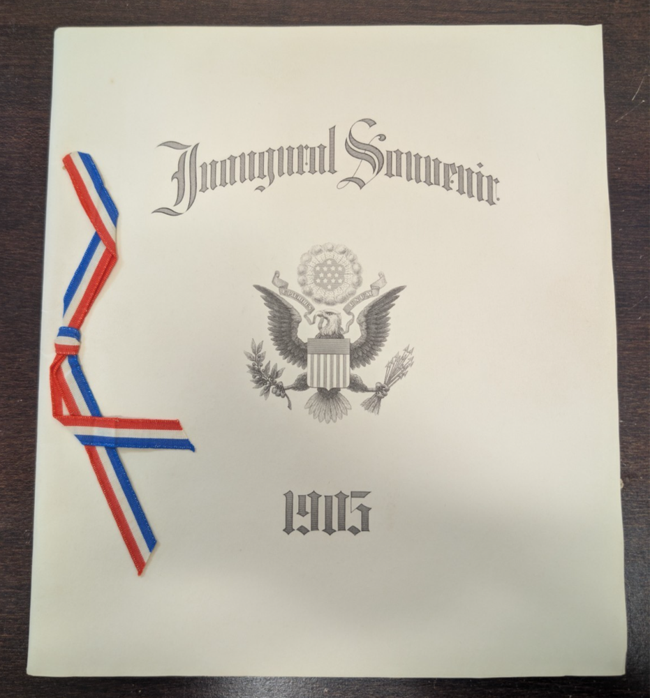 US 1905 A 20 PAGE INAUGURAL SOUVENIR FOLDER OF PRESIDENT THEODORE ROOSEVELT