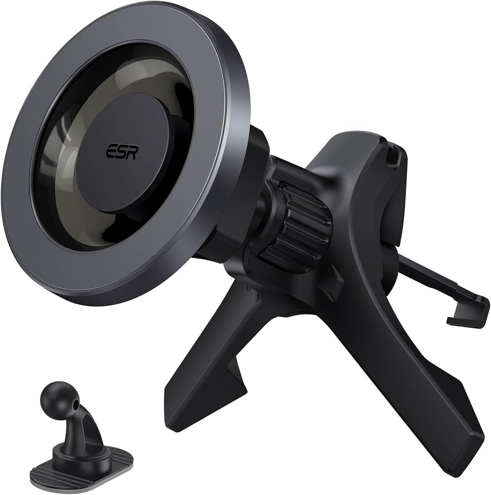 Magnetic Car Mount (HaloLock), Compatible with MagSafe Car Mount, Magnetic Phone