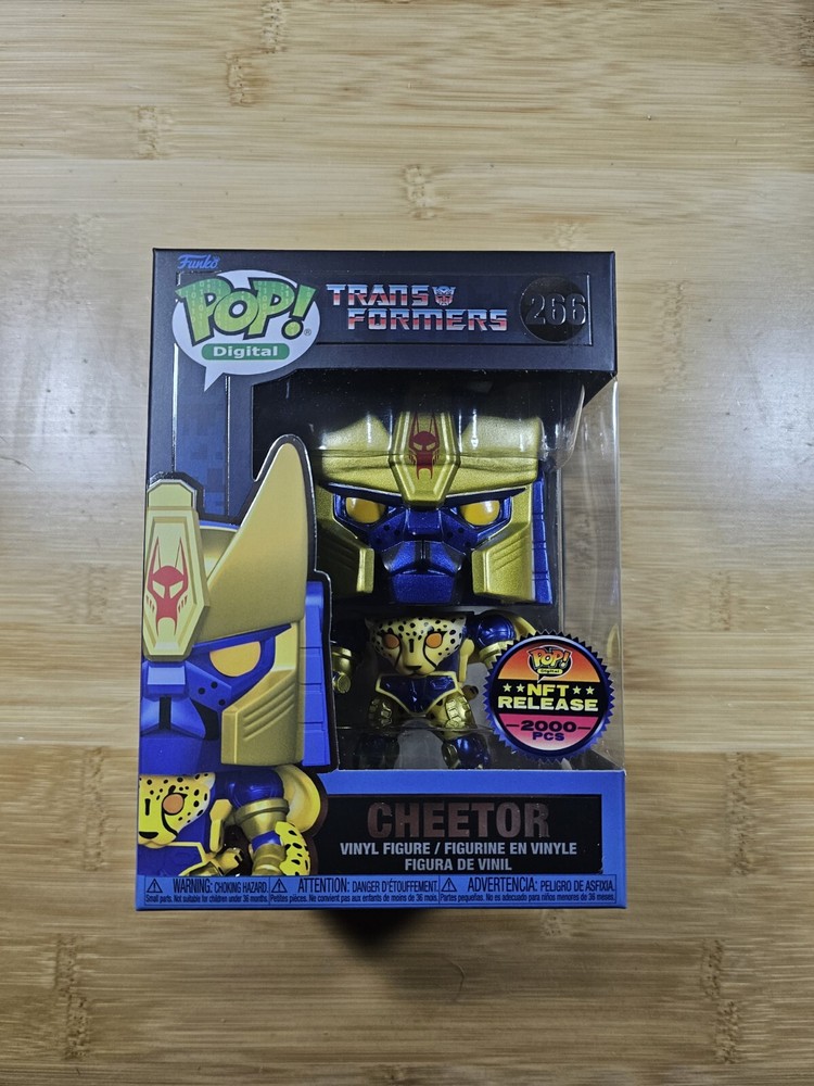 Funko POP! Digital #266 Transformers Cheetor Legendary LE 2000 + Protector