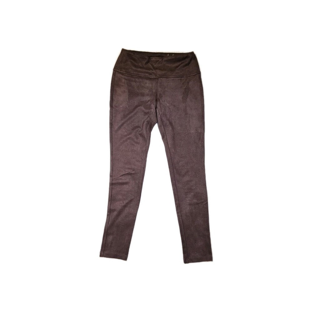 J. McLaughlin Women’s Dark Brown Faux Suede Lori Leggings Pants Size Medium