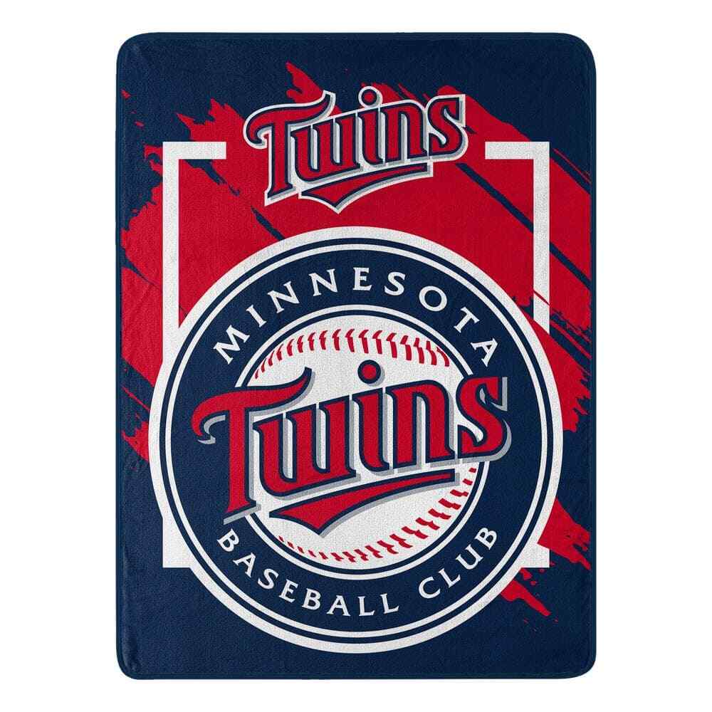 MLB Dimensional Twins Micro Raschel Multi-Color Throw