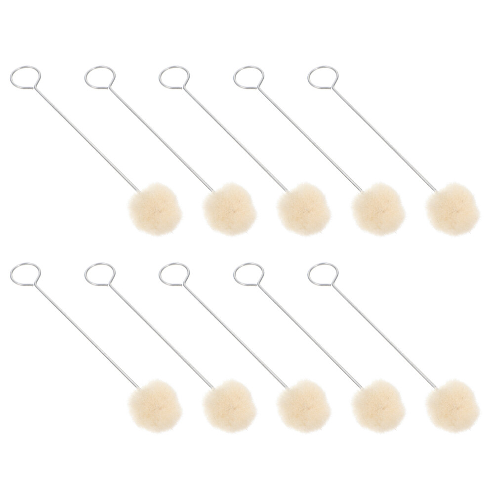 50 Pcs Carder Dyed Fur Brush Dyeing Tool