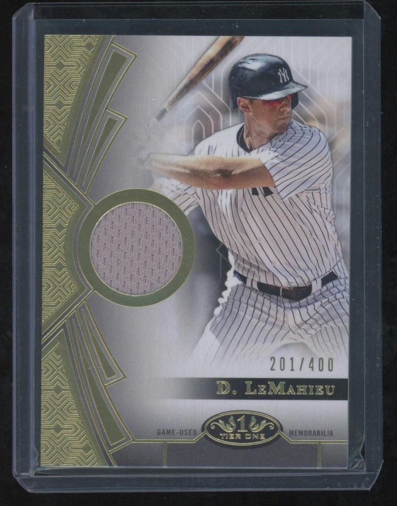 2023 Topps Tier One #T1R-DL DJ LeMahieu Tier One Relics 201/400