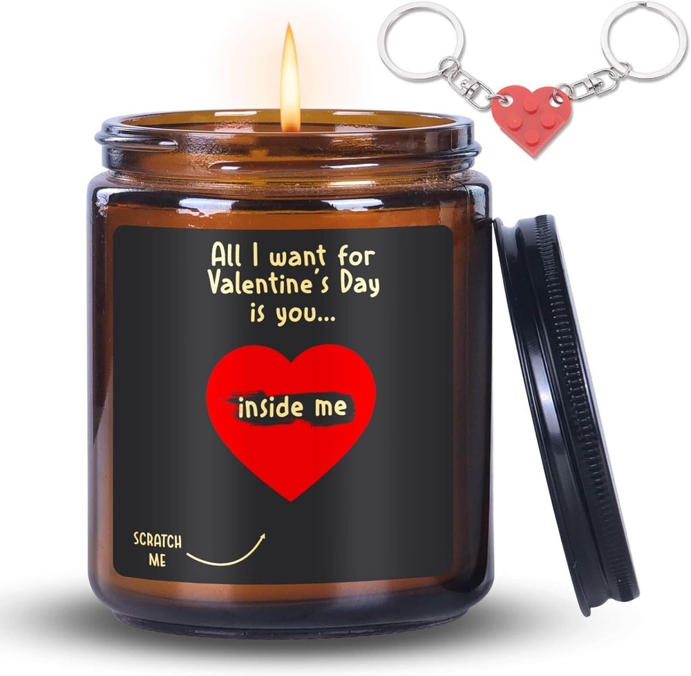 Romantic Valentine's Day Gift Candles for Her - I Love You Present for Wife-image