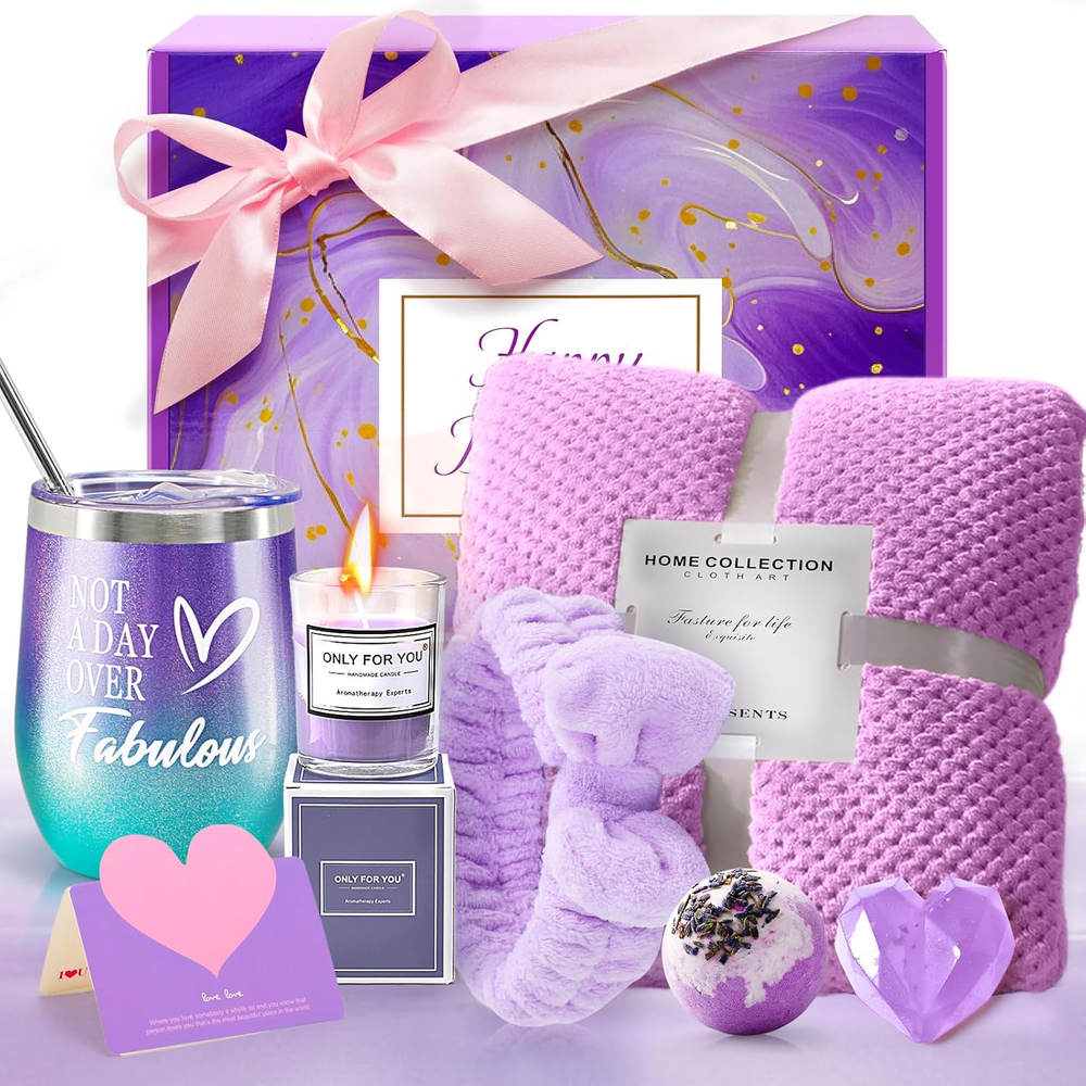 Regalos de cumpleaños para mujer, paquete de autocuidado para mujer, ponte bien pronto regalos para mujer