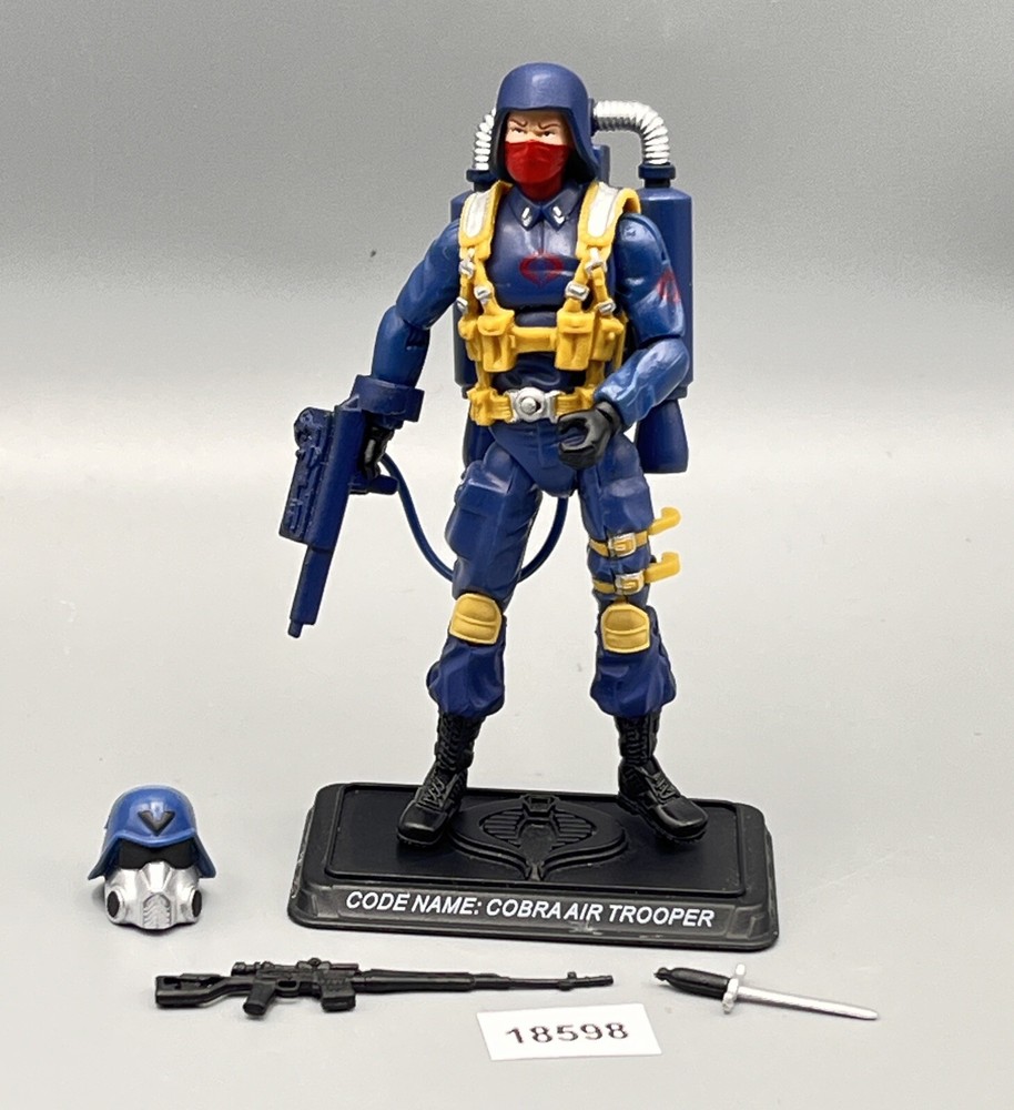 G.I. Joe 2008 Cobra Air Trooper V1 Elite Infantry 3.75 Inch Action Figure #10