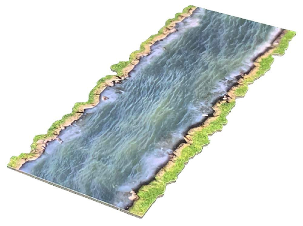 BSTFWA005 River and Roads Modular Fantasy Scenery - Perfect for Roleplaying a...