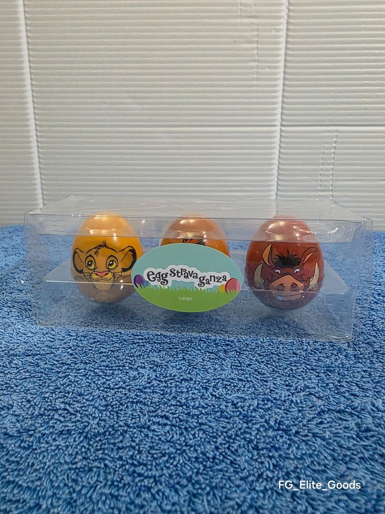 2023 Disney Parks Eggstravaganza Lion King Set of 3 Easter Toy  Eggs