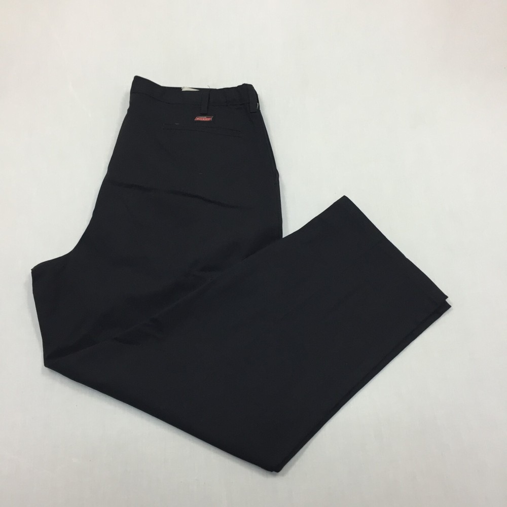 Dickies Workwear Trousers Mens W40 L30 Chino Straight Fit Black