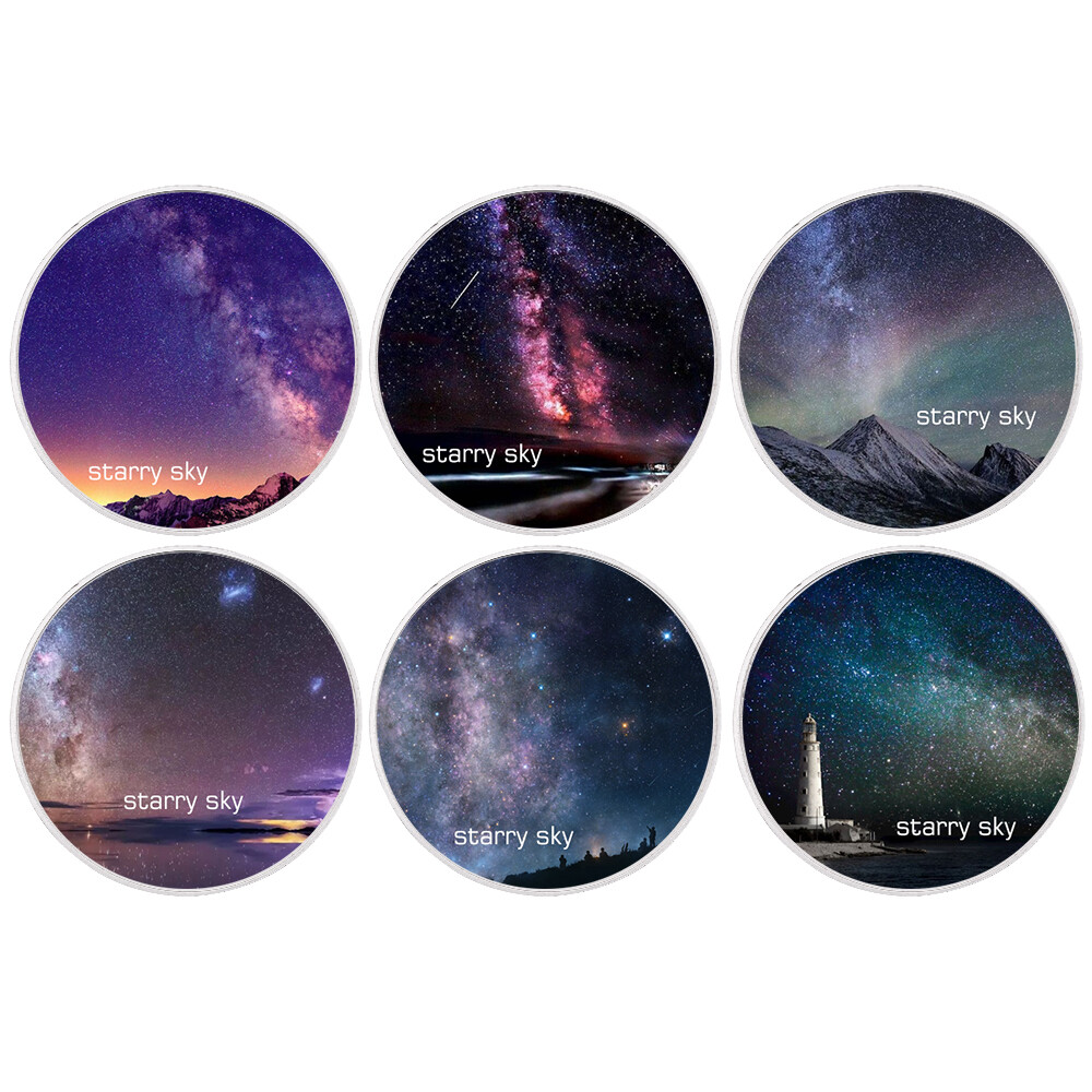 Artwork Collection Starry Sky Silver Coin Commemorative Metal Coin Christmas