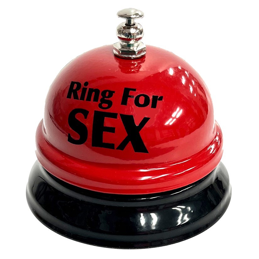 Desk Top Novelty Bell-“Ring For Sex” Novelty, Valentine Or Gag Gift