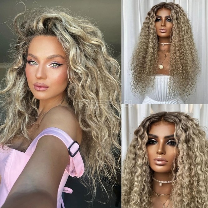250 Density 100% Virgin Hair Wig Kinky Curly 13x4 Lace Front Wigs