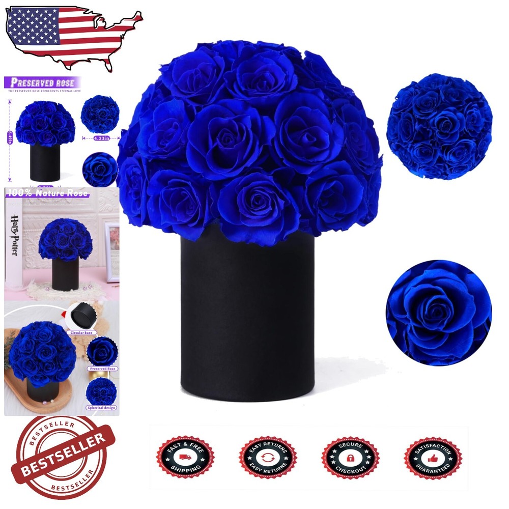 Eternal Rose Gift Box - Handmade Preserved Roses for Special Occasions